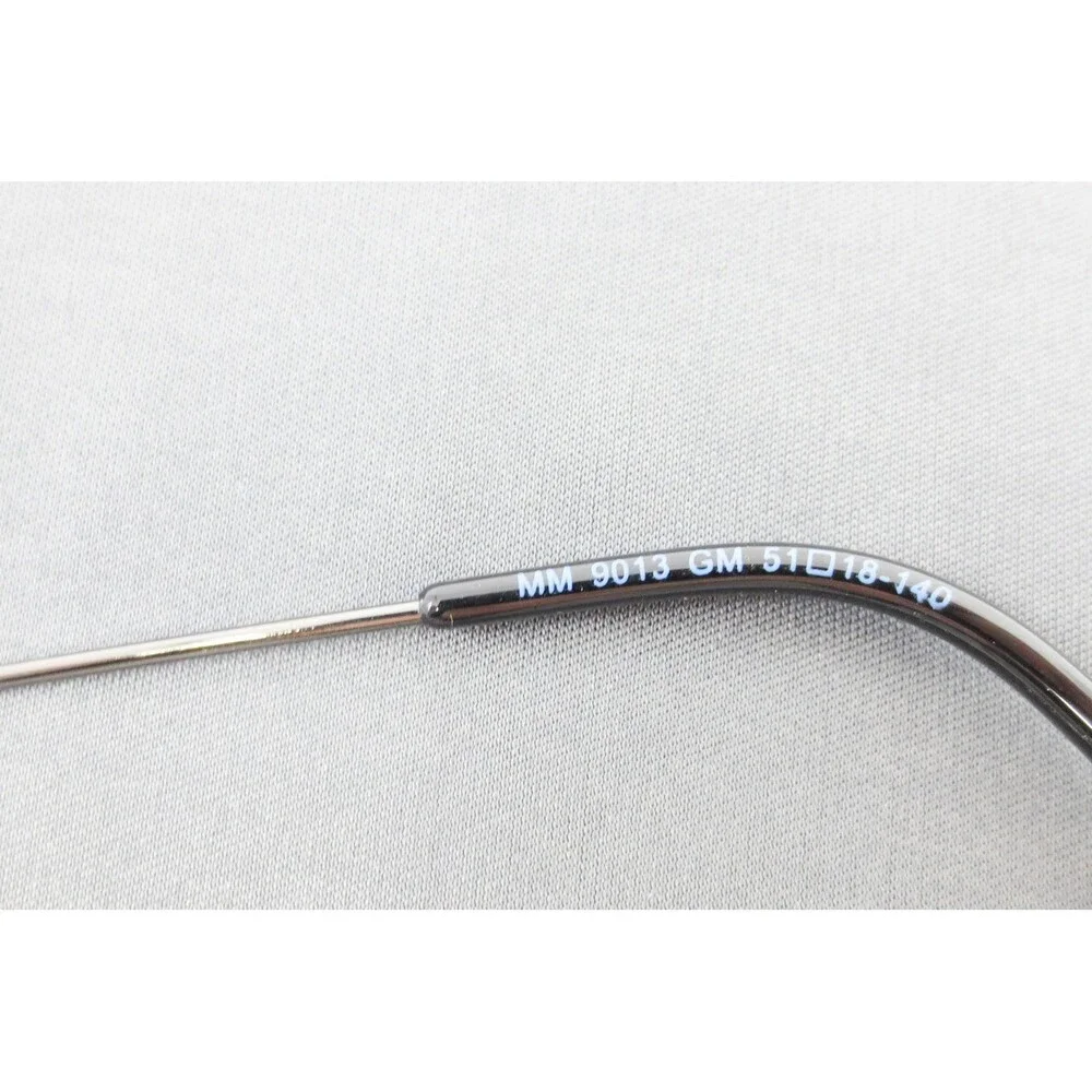 Modern Metal MM 9013 GM Gunmetal Rectangular Eyeglasses Frames 51-18-140